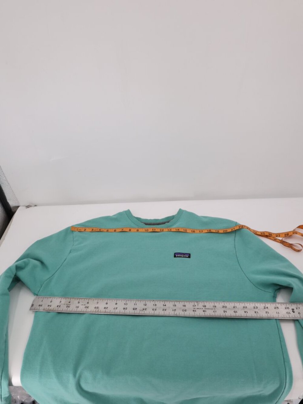 Patagonia Sweatshirt Men's 2XL P-6 Label Uprisal Crew Neck green Pullover shirt - Picture 11 of 12